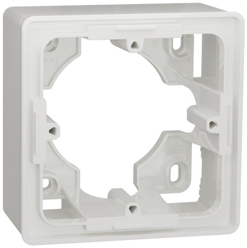 Коробка для наружнего монтажа Schneider Electric Unica New 1-м. белый картинка